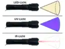 Bild 2 von Berger & Schröter | Dreifunktions LED Taschenlampe, Weiß, IR, UV