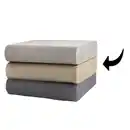 Bild 2 von Topper-Jersey-Spannbetttuch - ca. 180 - 200 x 200 cm