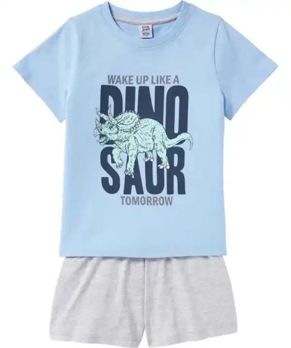 Bild 1 von Kurzer Pyjama, hellblau
