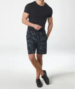 Sweatshorts Camouflage, grau bedruckt