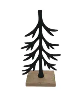 Deko-Tanne Weihnachten, schwarz