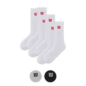 WILSON Damen oder Herren Socken, 3er-Pack