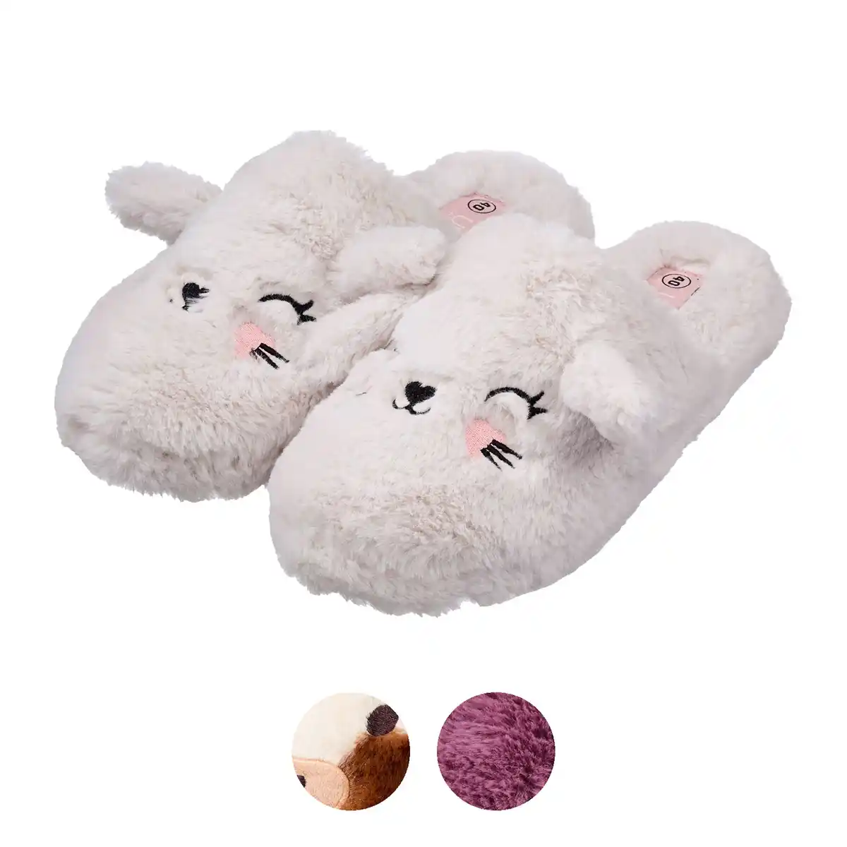 Bild 1 von UP 2 FASHION BASICS Damen Plüsch-Hausschuhe