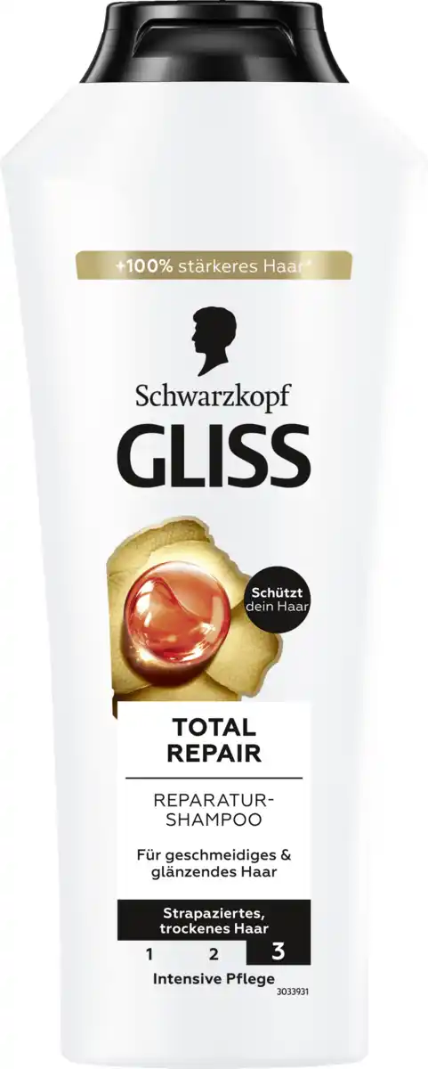 Bild 1 von Gliss Total Repair Shampoo, 400 ml