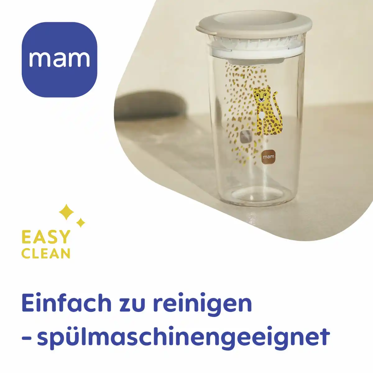 Bild 3 von MAM Easy to Drink Cup beige ab dem 8. Monat, 290 ml