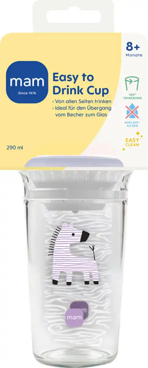 Bild 1 von MAM Easy to Drink Cup lila ab dem 8. Monat, 290 ml
