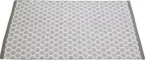 IDEENWELT Webteppich Waben grau 60x90