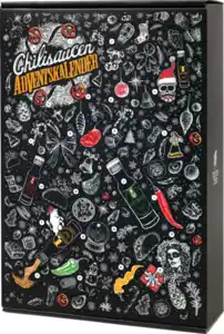 Mexican Tears Scharfe Saucen Adventskalender 2025, 1.750 g 24 Glasfläschchen x 20 ml
