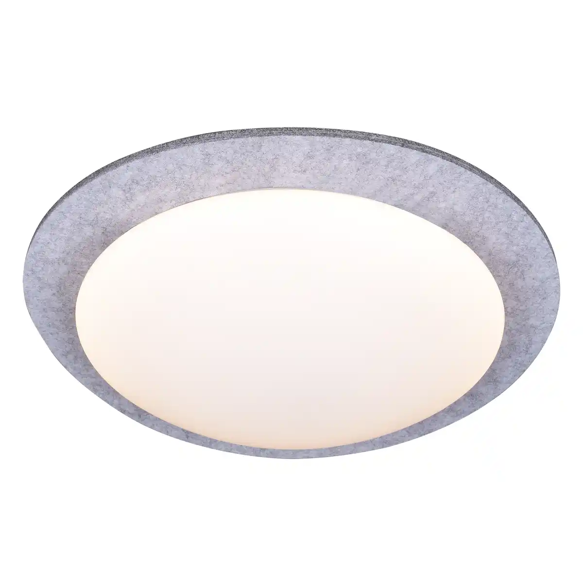 Bild 1 von toom LED-Deckenleuchte 'Conni' Ø 41 x 10 cm weiß/grau mit Filz