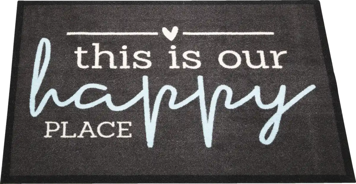 Bild 1 von IDEENWELT Schmutzfangmatte Happy Place