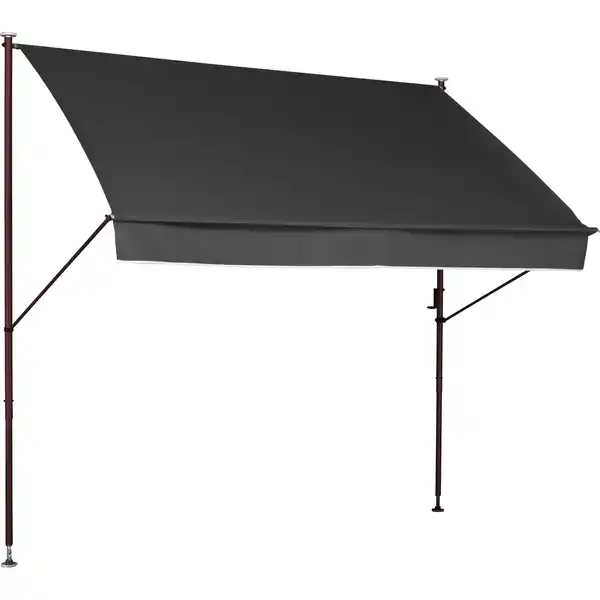 Bild 1 von Angerer Freizeitmöbel Klemmmarkise 'Style' anthrazit 400 x 150 cm