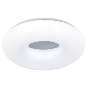 toom LED-Deckenleuchte 'Leni' Ø 40 cm x 8,5 cm weiß Metall/Kunststoff Ring