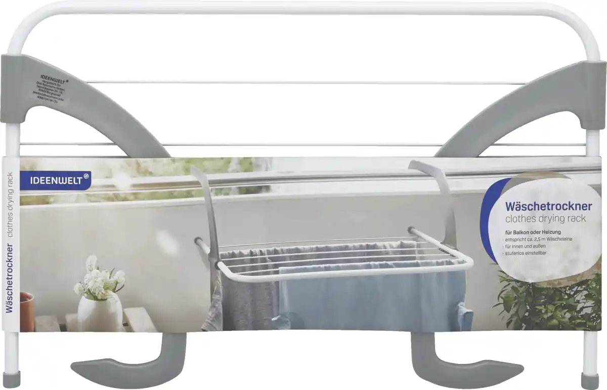 Bild 1 von IDEENWELT Wäschetrockner grau