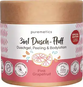 puremetics 3in1 Dusch-Fluff Pink Grapefruit, 250 ml