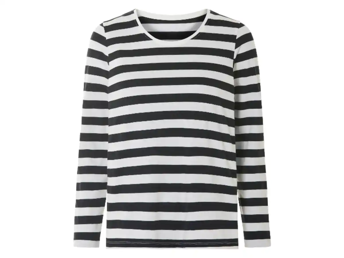 Bild 2 von esmara® Damen Langarmshirt mit Rundhalsausschnitt