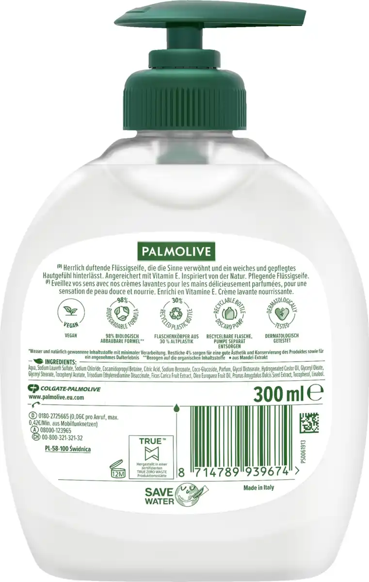 Bild 2 von Palmolive Pflegende Flüssigseife Olive & Milch, 300 ml