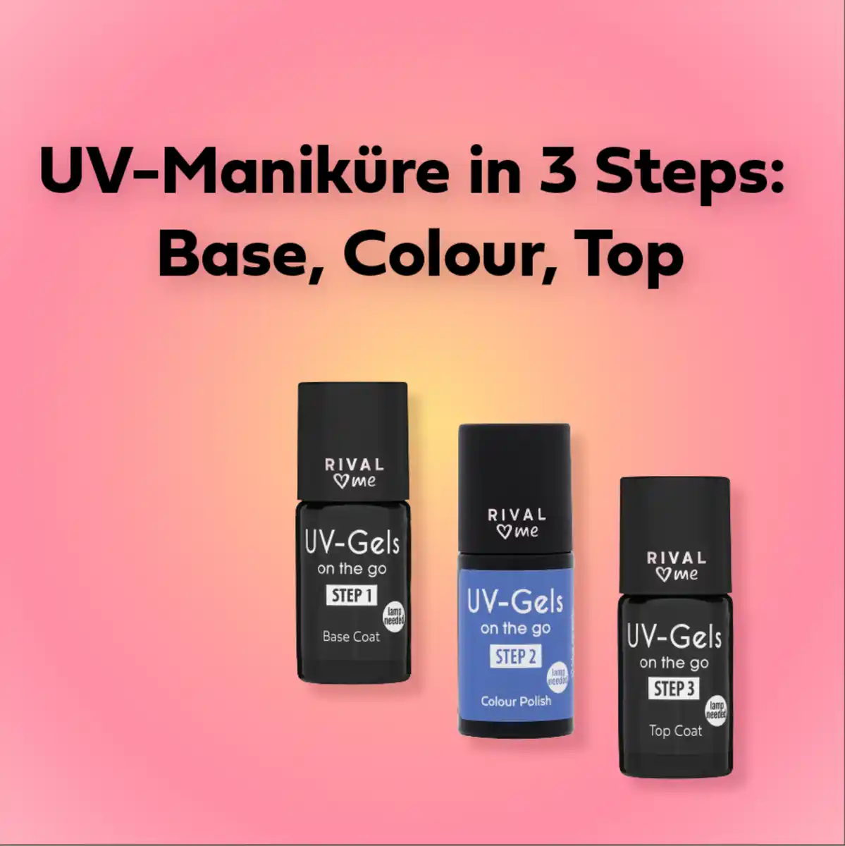 Bild 2 von RIVAL loves me UV-Gels on the go 10 blue serenity, 8 ml