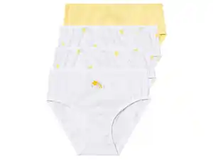 lupilu® Kleinkinder Slips, 4 Stück, reine Bio-Baumwolle