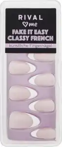 RIVAL loves me Fake it Easy 03 Classy French Künstliche Fingernägel