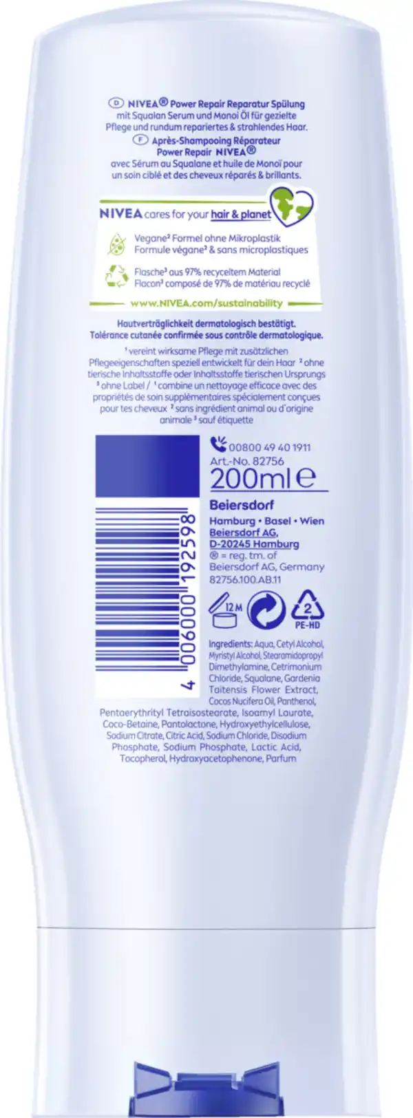 Bild 2 von NIVEA Power Repair Reparatur Spülung, 200 ml