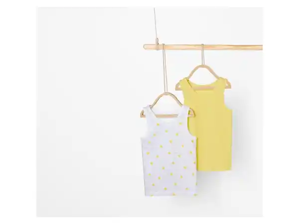 Bild 2 von lupilu® Kinder Unterhemden, 2 Stück, mit Bio-Baumwolle