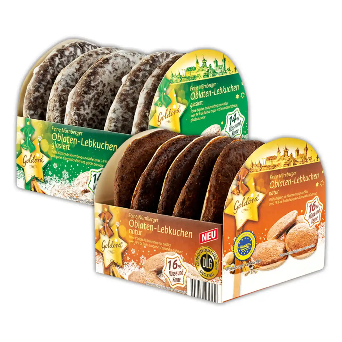 Bild 1 von Goldora Feine Nürnberger Oblaten-Lebkuchen