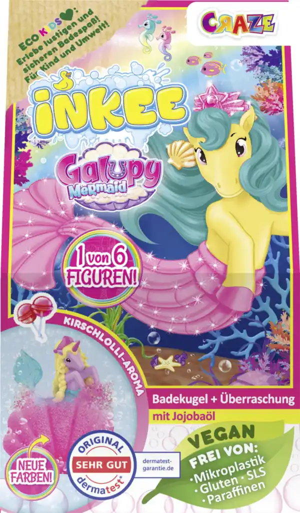 Bild 1 von CRAZE INKEE Überraschungsbadebombe, 100 g