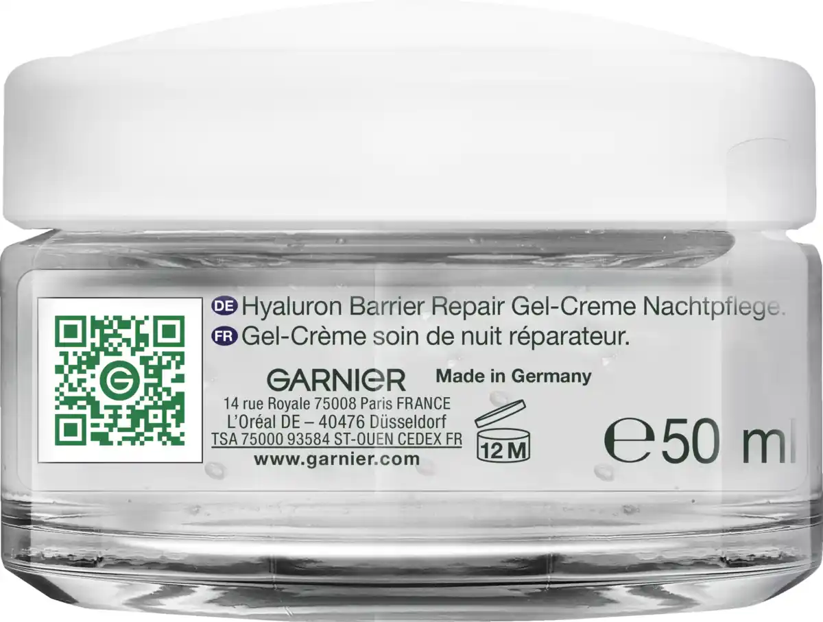 Bild 4 von Garnier Hyaluron Barrier Repair Gel-Creme Nachtpflege, 50 ml