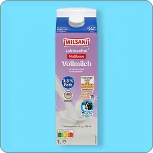 MILSANI Laktosefreie H-Milch², 3