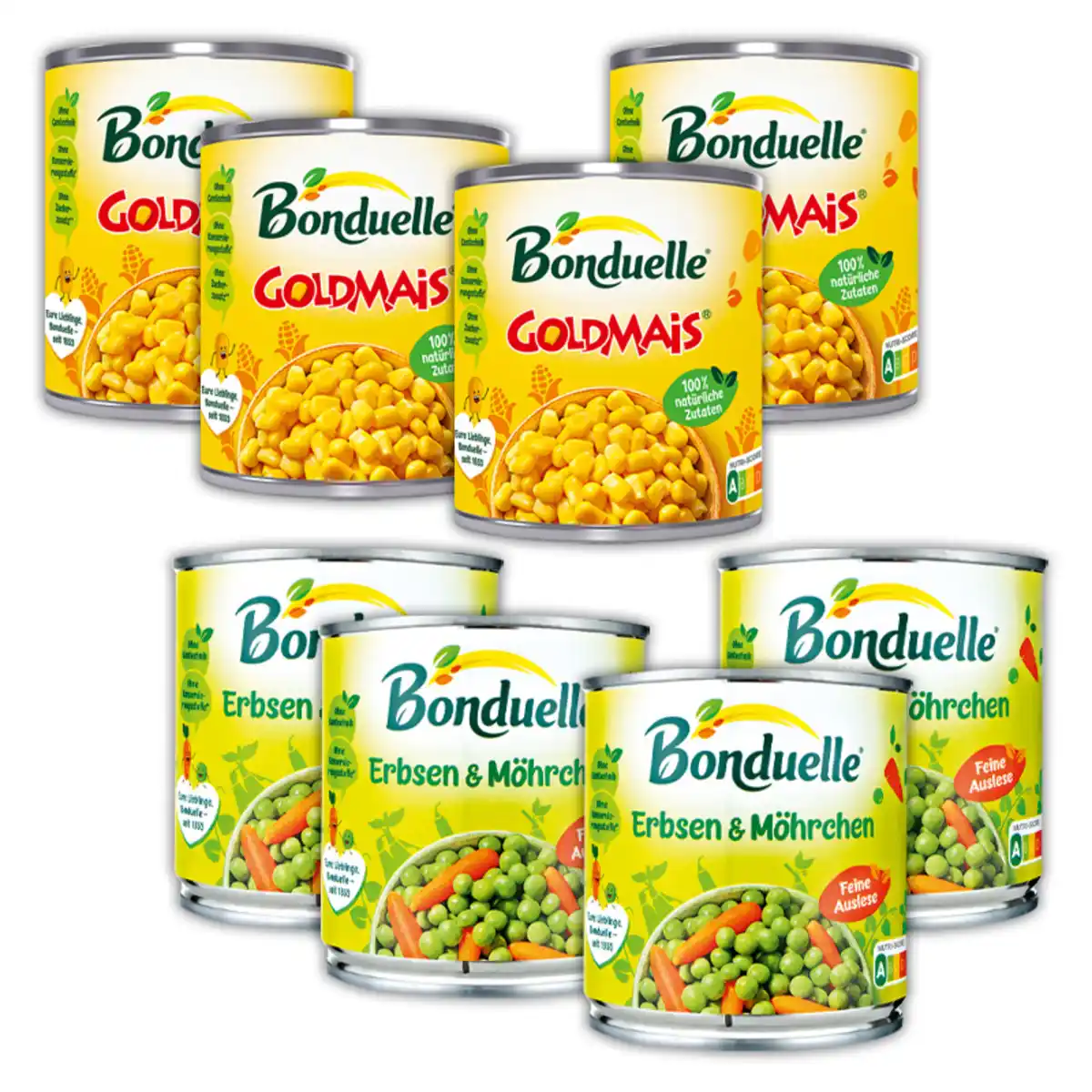 Bild 1 von Bonduelle Erbsen & Möhrchen / Goldmais