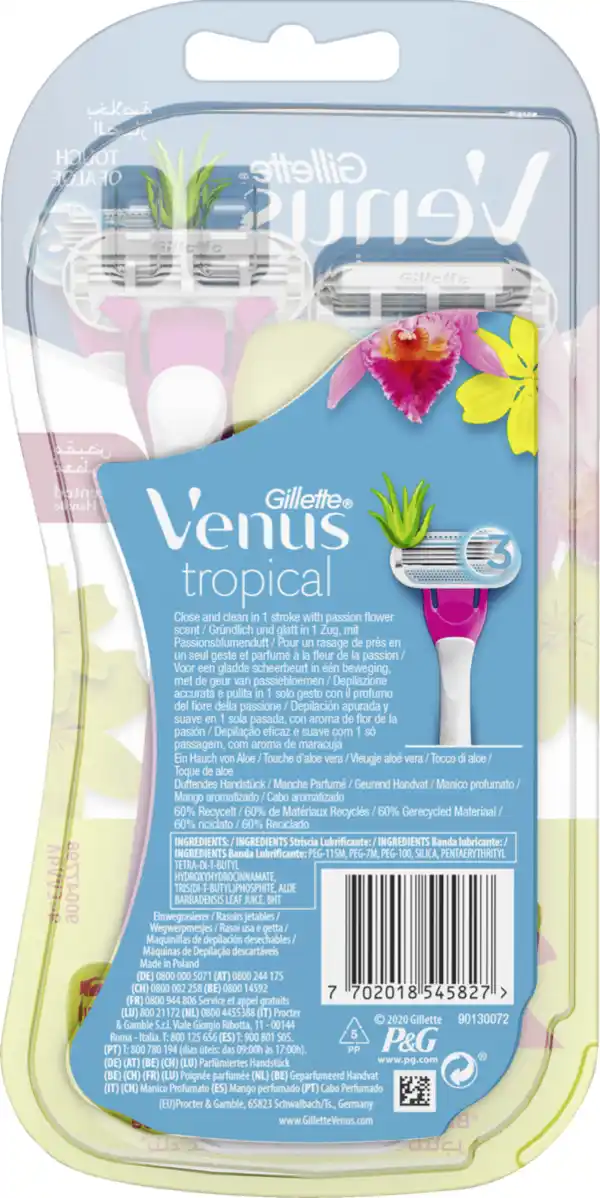 Bild 2 von Gillette Venus Einwegrasierer Tropical 3er