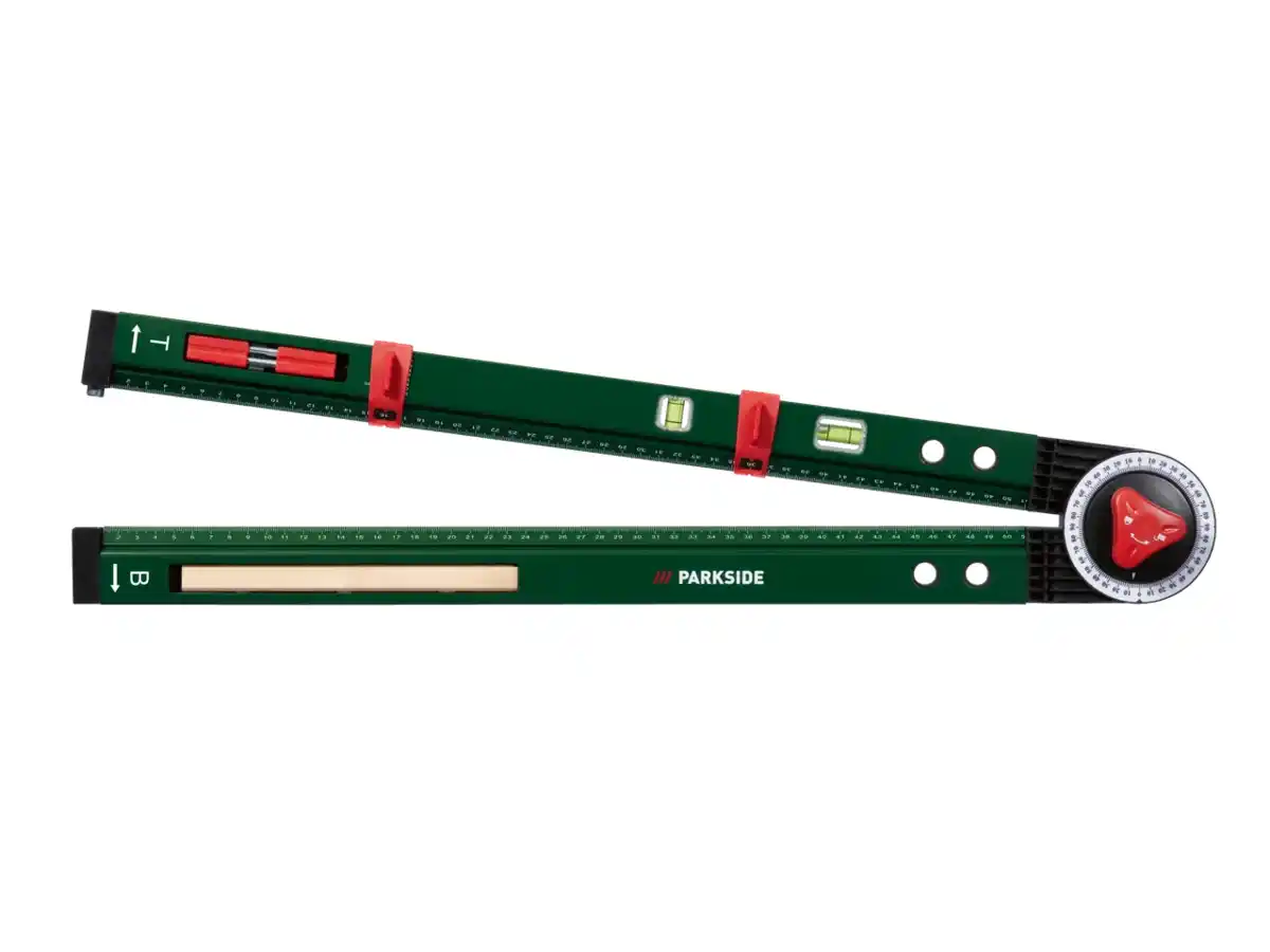 Bild 3 von Parkside® Winkelmesser-Wasserwaage/Wasserwaagen-Set,  3 Libellen