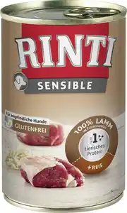 Rinti Sensible Hundenassfutter Adult 400 g Lamm & Reis