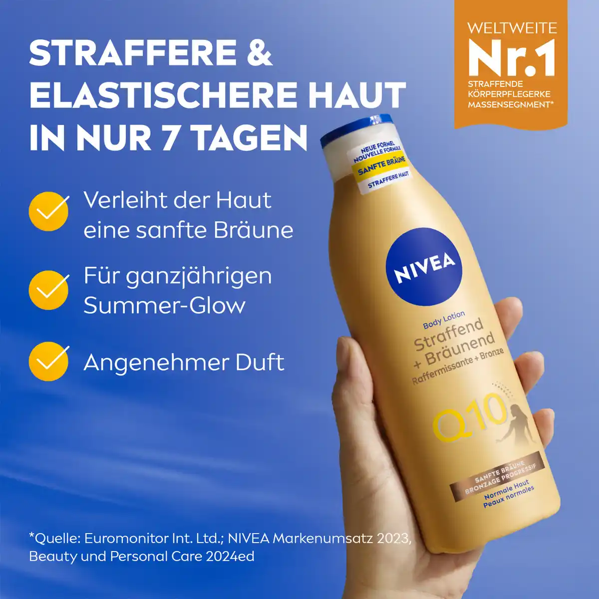 Bild 2 von NIVEA Q10 Straffende + Bräunende Bodylotion, 250 ml