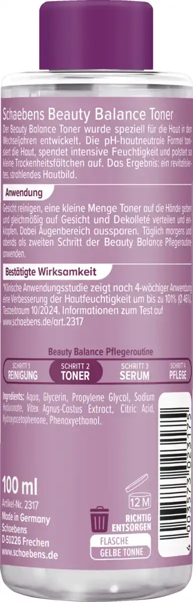 Bild 2 von Schaebens Beauty Balance Toner, 100 ml