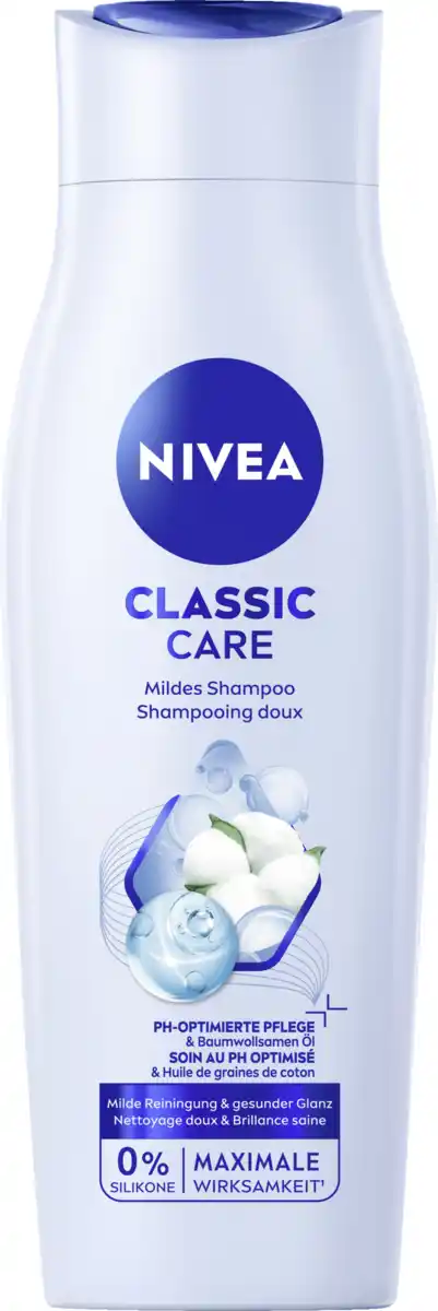 Bild 1 von NIVEA Classic Care Mildes Shampoo, 250 ml