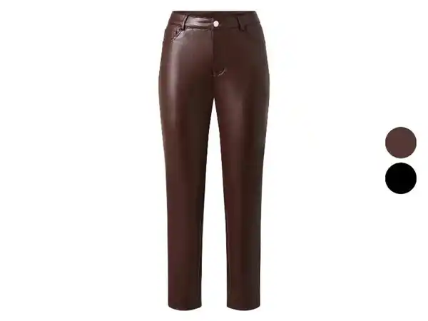Bild 1 von esmara® Damen Hose, in Lederoptik