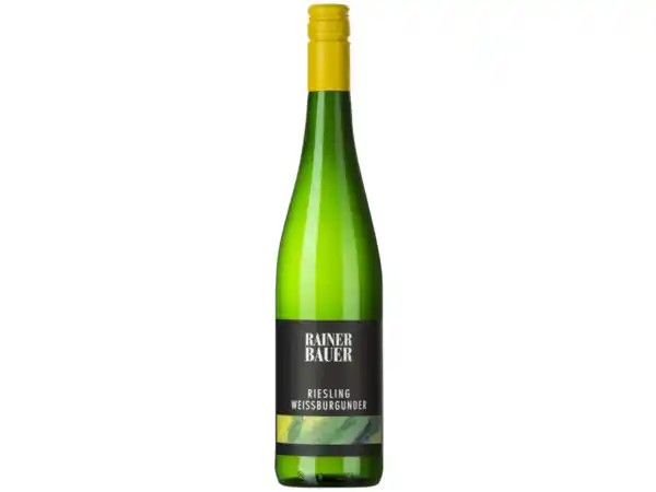 Bild 1 von Rainer Bauer Riesling Weißburgunder QbA, halbtrocken