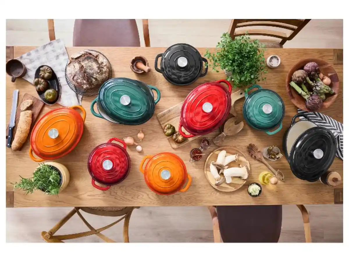 Bild 3 von SILVERCREST® Premium-Gusseisentopf 22 cm / 2,8 Liter mit Drop-System