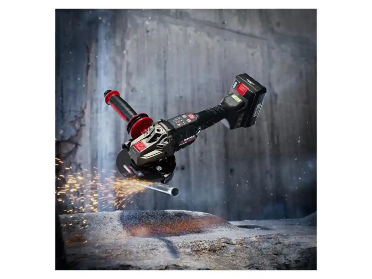 Bild 2 von PARKSIDE PERFORMANCE® 20 V Akku-Winkelschleifer »PWSAP 20-Li F6«, mit Akku und Ladegerät