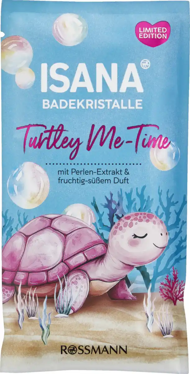 Bild 1 von ISANA Badekristalle Turtley Me Time, 80 g