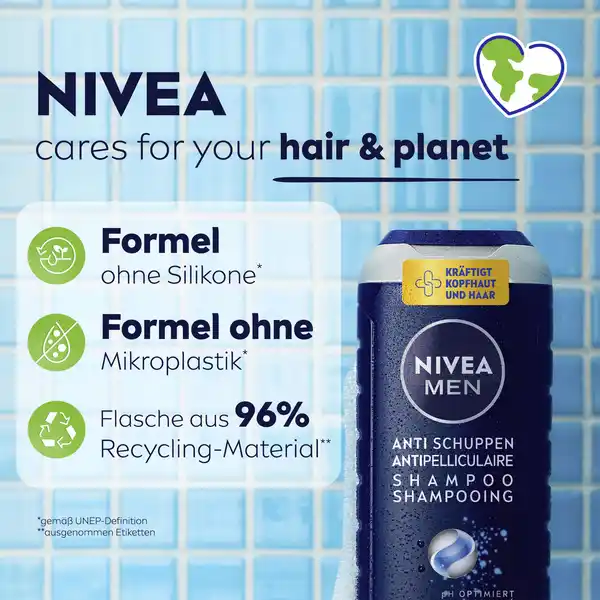 Bild 3 von NIVEA MEN Anti Schuppen Shampoo, 250 ml