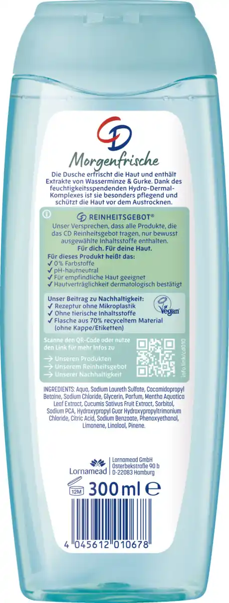 Bild 2 von CD Morgenfrische Duschgel, 300 ml