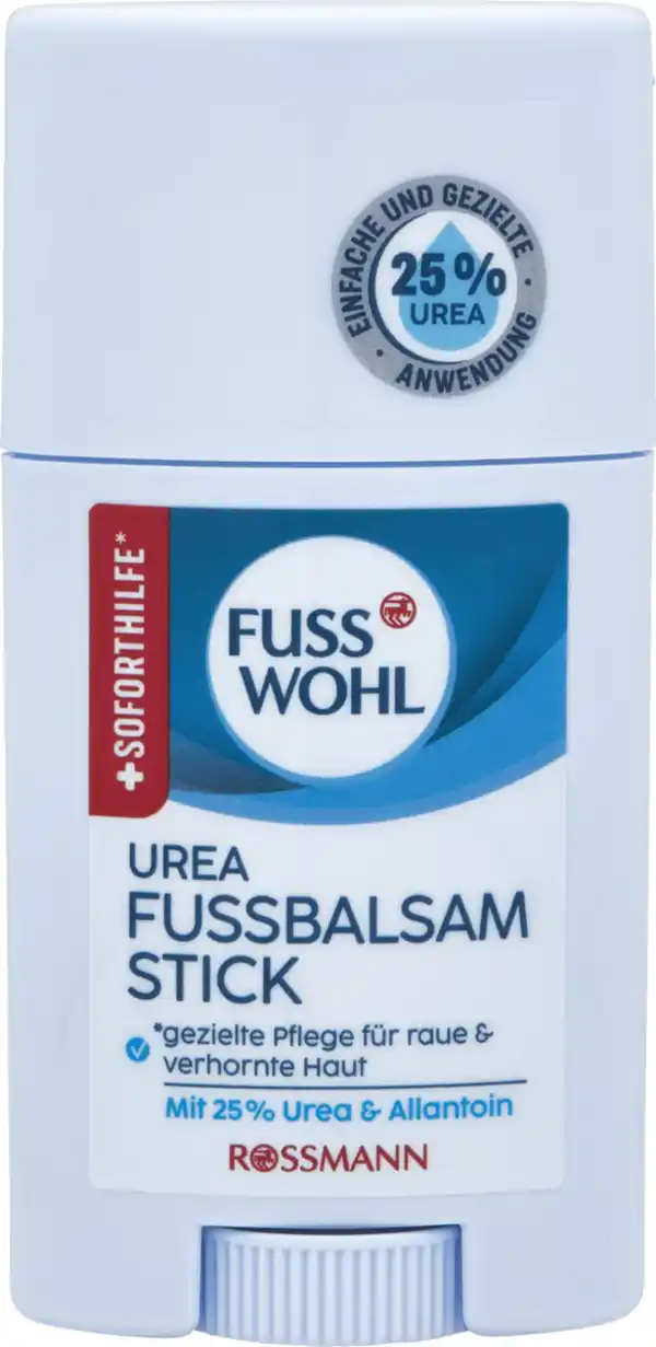 Bild 1 von FUSSWOHL Urea Fussbalsam Stick, 50 g