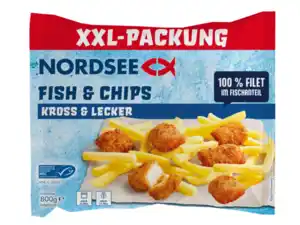 XXL Nordsee MSC Fish & Chips,  800 g