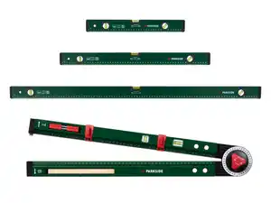 Parkside® Winkelmesser-Wasserwaage/Wasserwaagen-Set,  3 Libellen