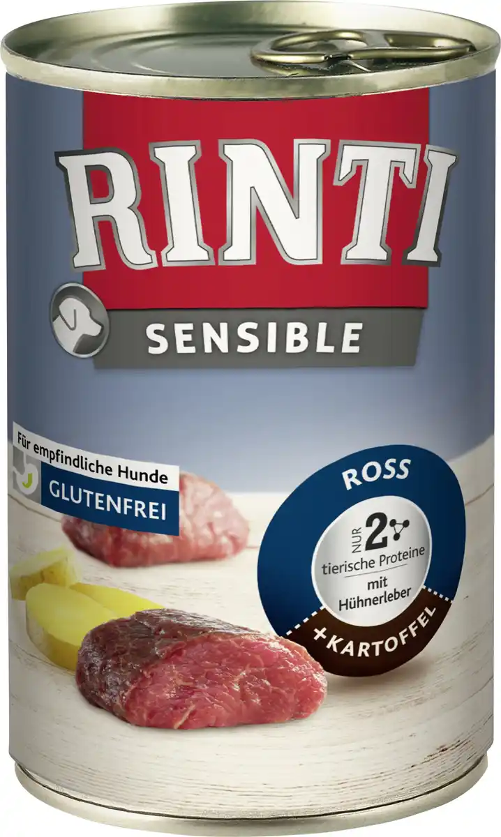 Bild 1 von Rinti Sensible Hundenassfutter Adult 400 g Ross & Huhnleber