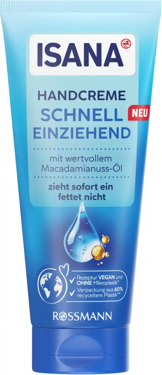 Bild 1 von ISANA Handcreme Schnell Einziehend, 100 ml
