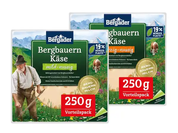 Bild 1 von Bergader Bergbauern Käse,  250 g