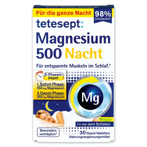 Bild 1 von Tetesept Magnesium 500 Nacht